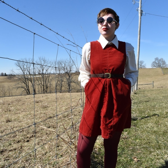 Vintage Dresses & Skirts - Vintage MBJC Corduroy Dress